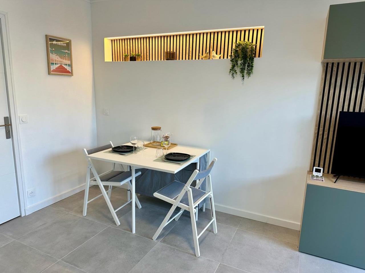 Studio Face Plage / Centre Ville Arcachon Luaran gambar