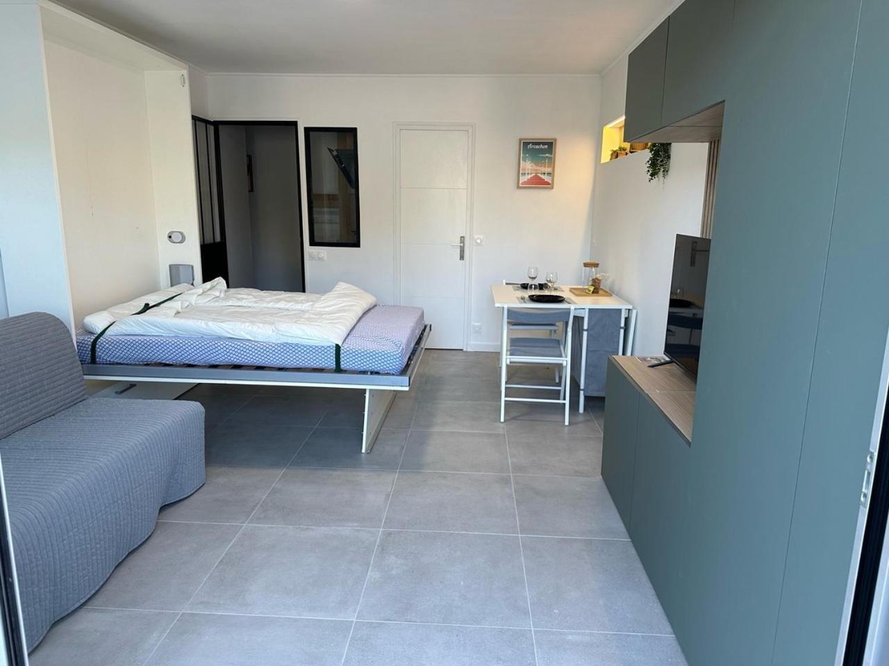 Studio Face Plage / Centre Ville Arcachon Luaran gambar